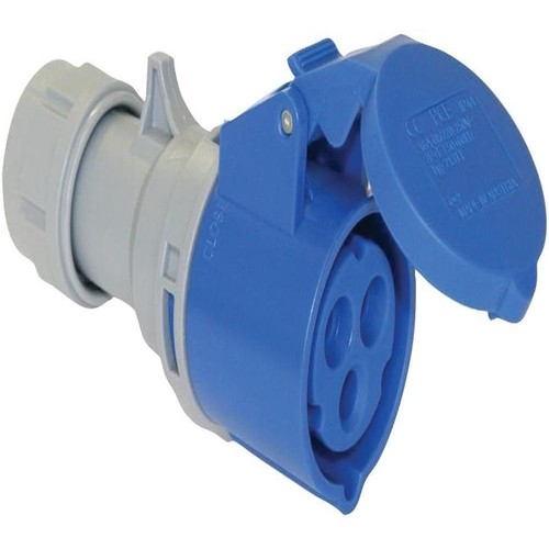 16A 230v 3p Industrial Socket, Ip44 Blue BBE