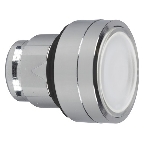 Double  Push Button metal with LED bulb Schneider 
