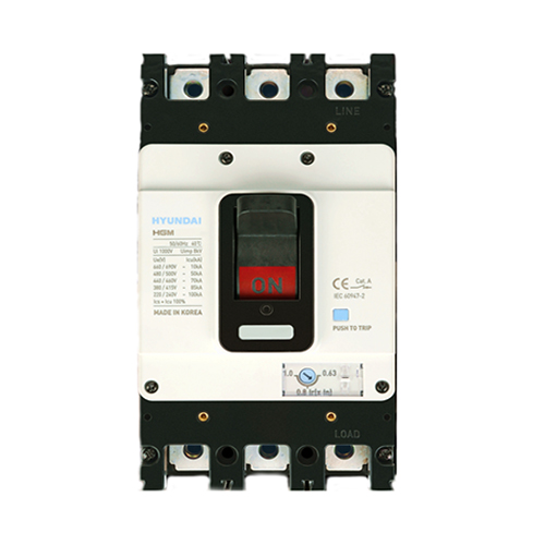 630A thermally adjustable magnetically fixed circuit breaker switch
