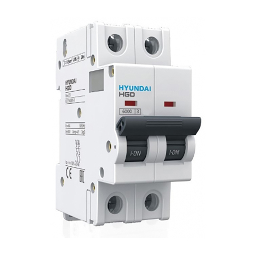 HIBD 125-N 2-pole circuit breaker switch