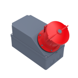 industrial socket wall mounted 125A IP67 Bemis - Image 1