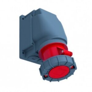 industrial 90° Angled wall Socket 63A IP67 Bemis - Image 1