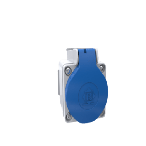 Wall Mounted Socket Blue 16 A 220 Volt IP44 Bemis