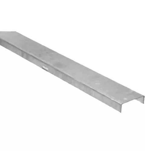 Lines cable duct cover, galvanized sheet, 5 x 1.5 cm