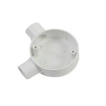 Round Conduit Circular box Angle ENGINEERING-HOME (White)