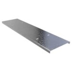 Lines cable duct cover,galvanized sheet,30 x 1.5 cm