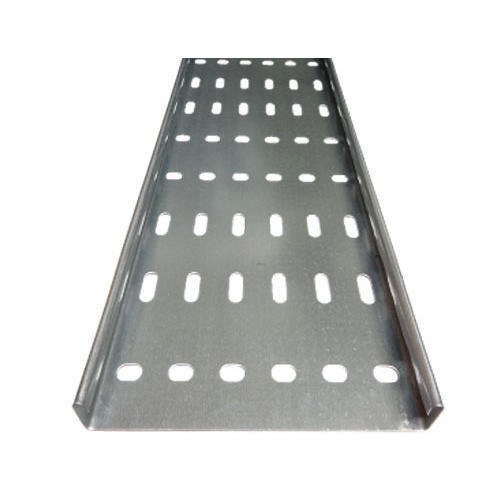 Lines cable duct, galvanized sheet, perforated base, size 25×5 cm