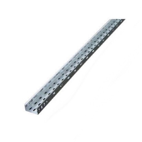 Lines cable duct,galvanized sheet,perforated base,size 5×5 cm
