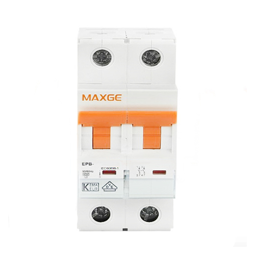 MCB Circuit Breaker 2P Curve C 10KA Maxge