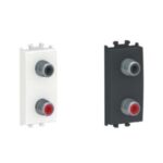 Easy Styl 1 module Modular Audio Double Outlet SCHNEIDER