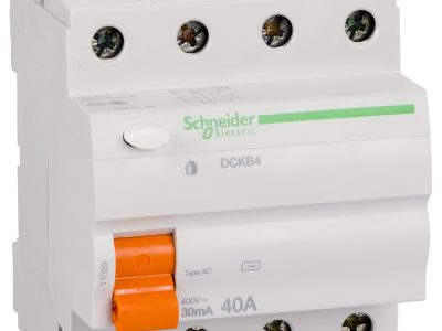 مفتاح تسريب أرضي شنايدر رباعي 30 مللي - 40 A
