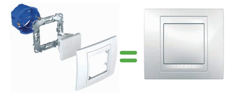 plastic frame Schneider