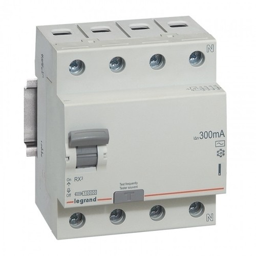 Legrand RCCBs RX 4Pole 300mA Ground Leakage Protection Circuit Breakers