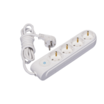 Power strip with earth and switch, 5-meter cable, with child protection Makel