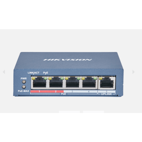 Switches HikVision - DS-3E0105P-E 4 Port