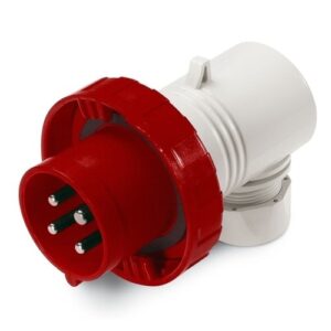 SCAME plug, angle + Earth, 16 amp, IP67