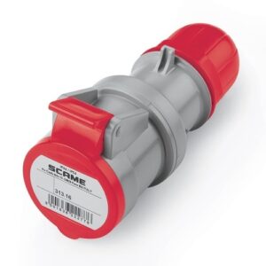 CONNECTOR 16A 3P+E IP44 SCAME