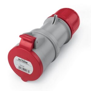 CONNECTOR 32A 2P+E IP44 SCAME