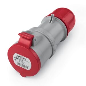 CONNECTOR 32A 2P+E IP44 SCAME