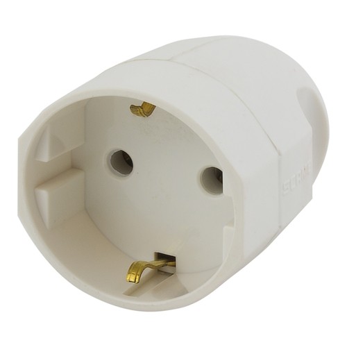 Scame CONNECTOR 2P+E 16A WHITE