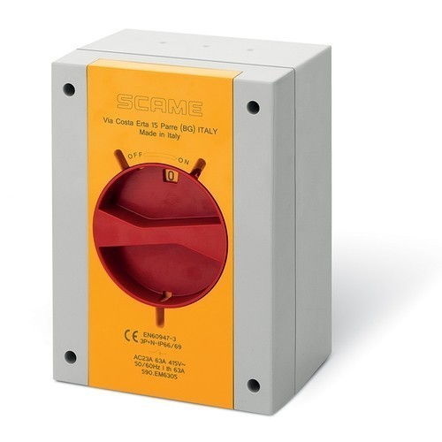SCAME SWITCH DISCONNECTOR 63A IP65