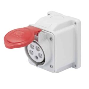 GEWISS 90° ANGLED SURFACE-MOUNTING SOCKET-OUTLET - IP44