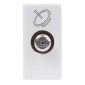 COAXIAL SOCKET-OUTLET TV-SAT CLASS A SHIELDING Gewiss - White