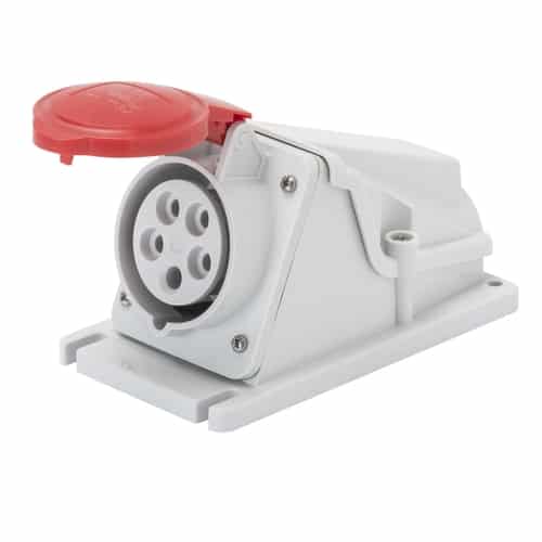 GEWISS 90° ANGLED SURFACE-MOUNTING SOCKET-OUTLET - IP44