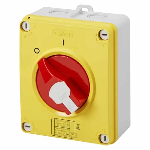 Emergency Disconnect Switch Off 40 Amp IP69 GEWISS