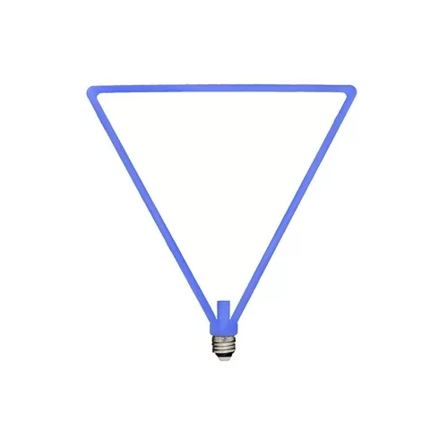 Decorative lamp in the shape of a large triangle against breakage