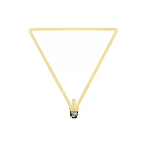 Decorative lamp in the shape of a large triangle against breakage