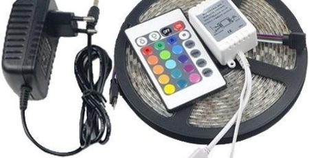 Led strip 10 colors 5 meters with remote