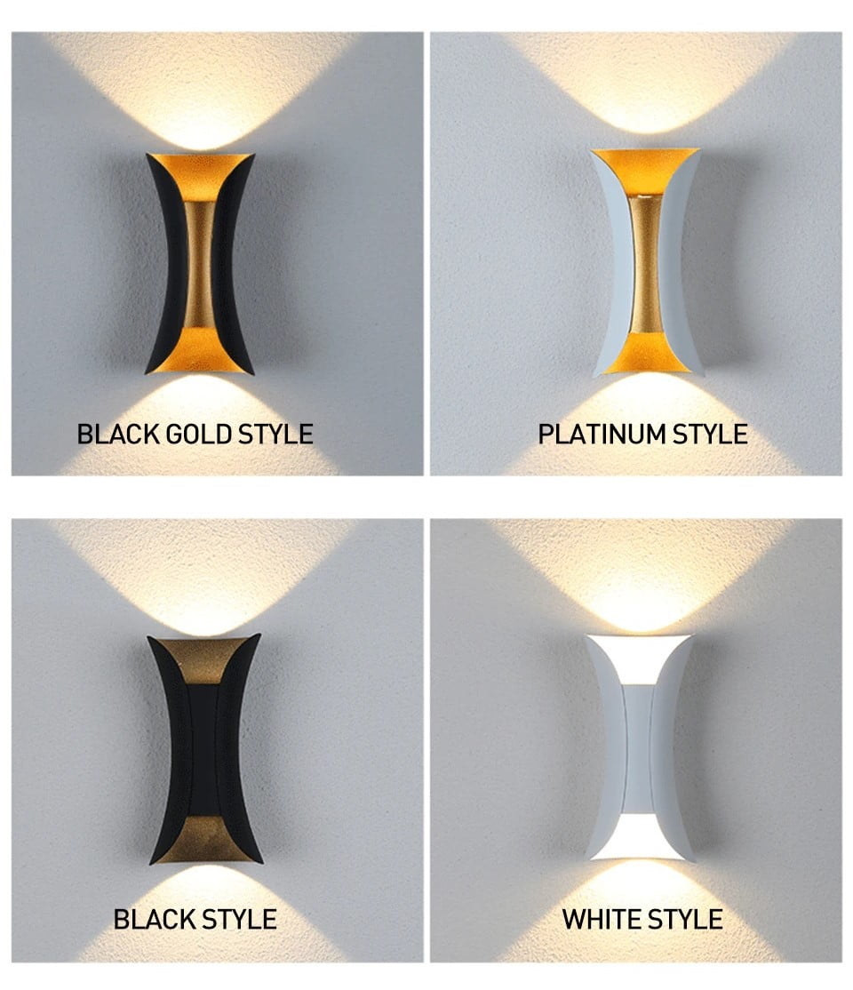Up/Down Wall Modern Vase Lights