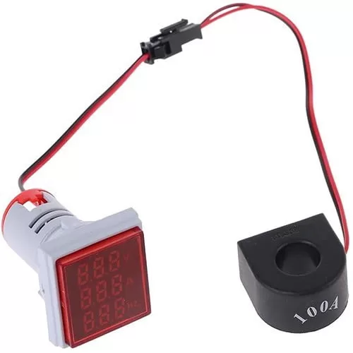 Digital meter (volt - ampere - hertz)