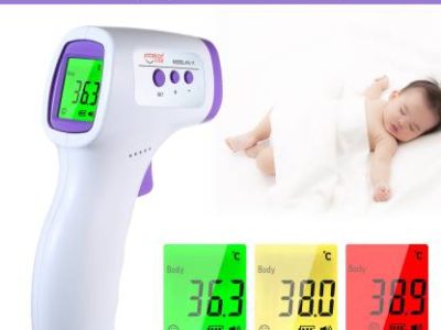 مقياس حرارة طبي مع شاشة رقمية