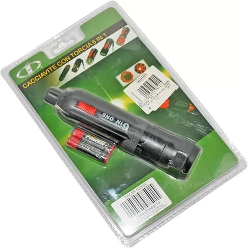 Multi screwdriver with flashlight