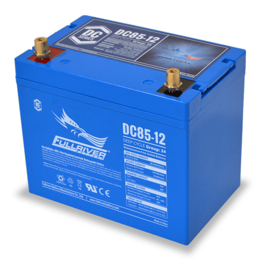 Choose the appropriate battery capacity for DC loads