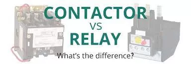 What is the difference between contactor and relay?