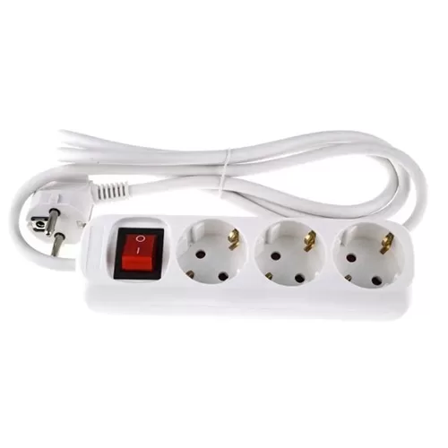 Power Strip 3-slots 10A Chinese 