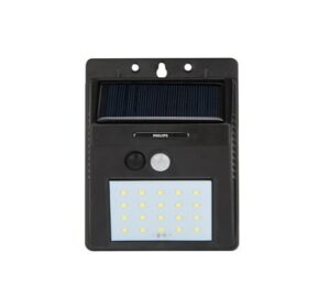 مصباح حائط LED يعمل بالطاقة الشمسية ، مستشعر ليلي لـ PIR و CDS 5 وات من Philips