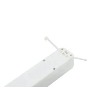 Power strip 3 outlet 16A White Lock 