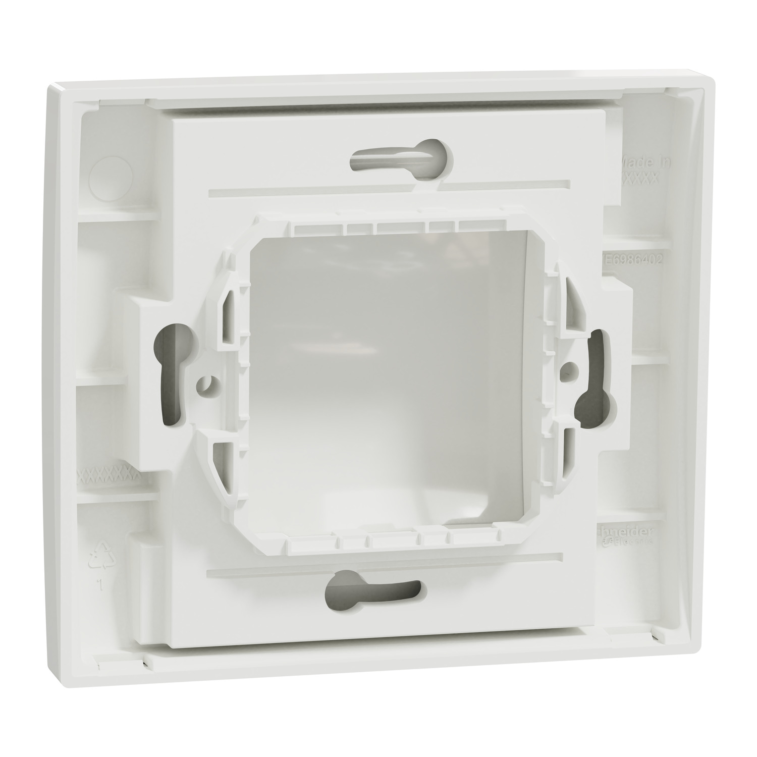 New Unica Schneider 2-hole white water stopper