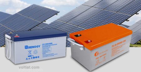 بطاريات الطاقه الشمسيه