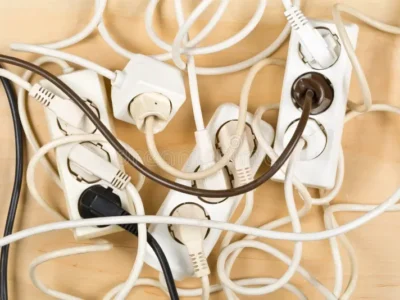 إخفاء أسلاك الكهرباء