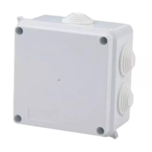 7-Grommets-Entry-Holes-85X85X50mm-100X100X50mm-Mureva-Box-IP65-Grey-ABS-Enclosure-Surface-Mounting-IP65-Waterproof-Junction-Box-with-Knockouts