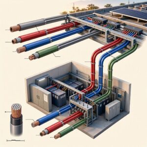 تصميم وتوزيع كابلات التيار المستمر