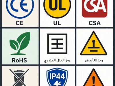 معايير ورموز الأمان العالمية للمنتجات الكهربائية