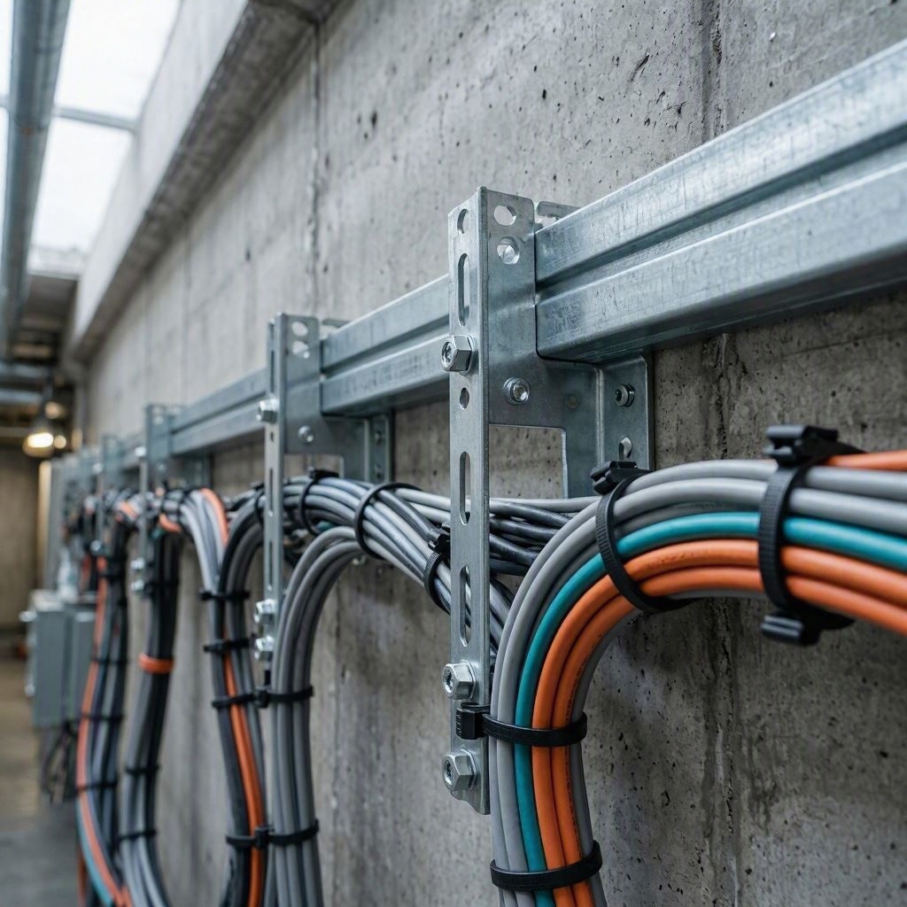 الحوامل المعدنية والكابل تاي (Cable Ties)