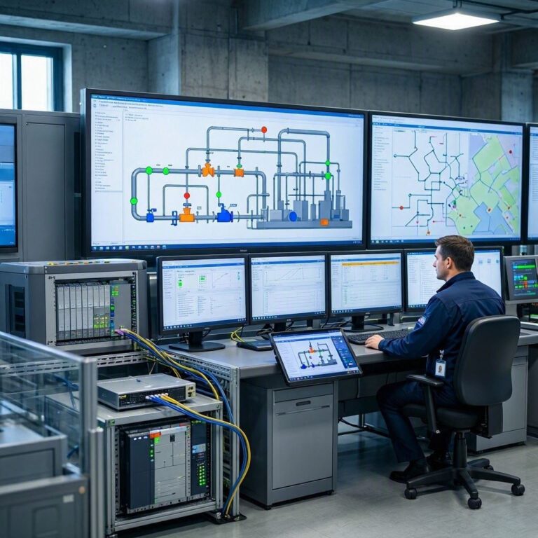 منظومة سكادا SCADA Systems في المراقبة والتحكم